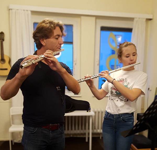 Querflötenunterricht in der B&B Musikschule Berlin Schöneberg